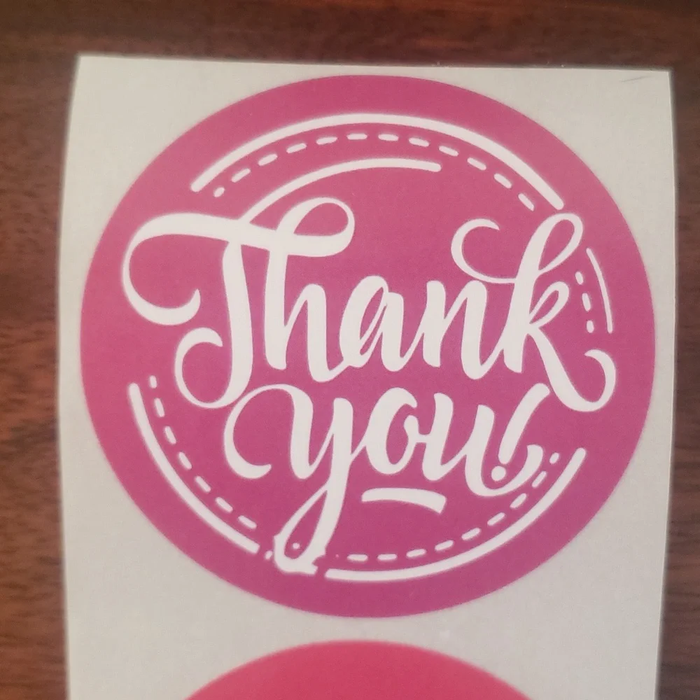 3/$15 THANK YOU STICKERS Set of 50 LARGE 2